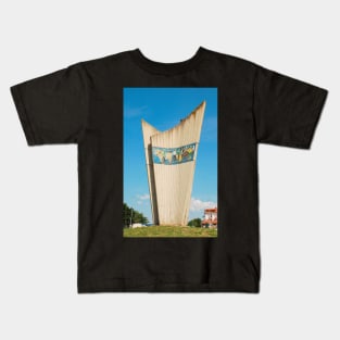 Monument in Plovanija Kids T-Shirt